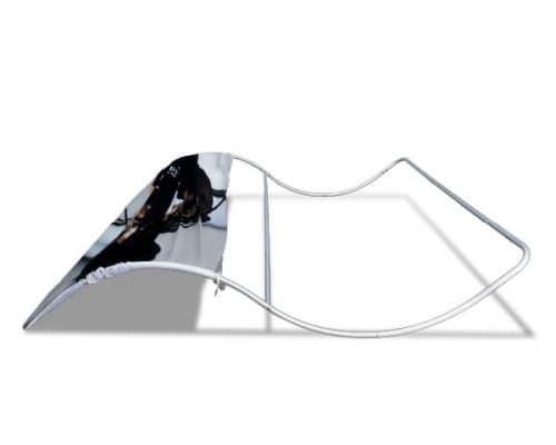 S shape backdrop แบคดรอปผ้า 3000x2300 - fabricsystems