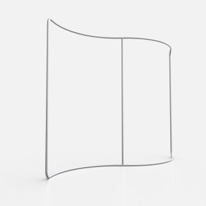 โครงอลูมเนียม fabric backdrop, tension,แบคดรอปผ้า,s shape,ออกบูธ,จัดบูธ,ผ้าพิมพ์ลาย
