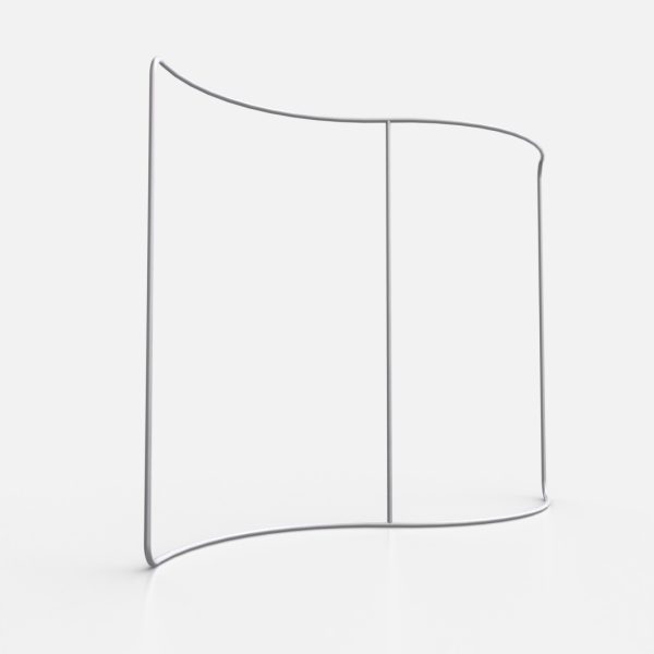 โครงอลูมเนียม fabric backdrop, tension,แบคดรอปผ้า,s shape,ออกบูธ,จัดบูธ,ผ้าพิมพ์ลาย