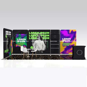 บูธสำเร็จรูป แบคดรอปผ้า, ออกบูธ,อุปกรณ์ออกบูธ, backdrop, ,จัดบูธ,ผ้าพิมพ์ลาย,exhibition