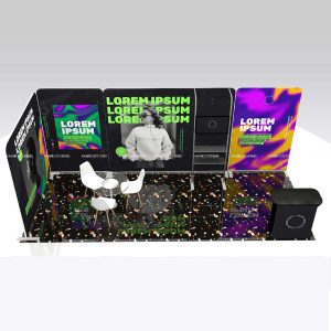 บูธสำเร็จรูป แบคดรอปผ้า, ออกบูธ,อุปกรณ์ออกบูธ, backdrop, ,จัดบูธ,ผ้าพิมพ์ลาย,exhibition