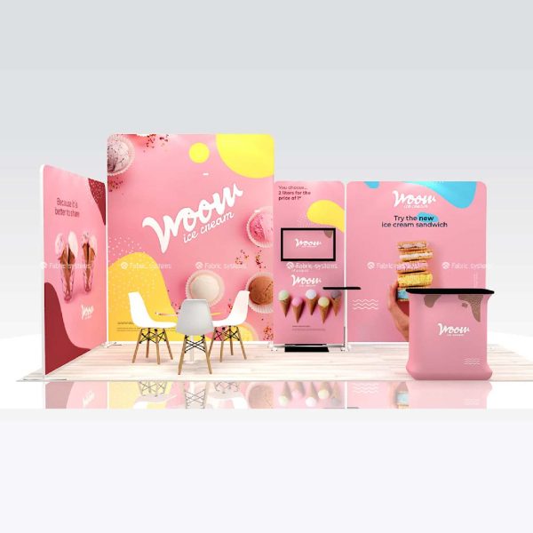 บูธสำเร็จรูป แบคดรอปผ้า, ออกบูธ,อุปกรณ์ออกบูธ, backdrop, ,จัดบูธ,ผ้าพิมพ์ลาย,exhibition