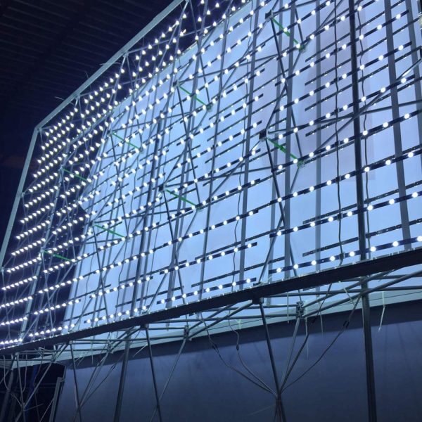 วิธีติดตั้งไฟ LED popup, lightbox แบคดรอป
