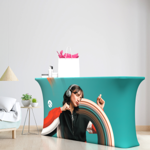 counter,เคาน์เตอร์,fabric,ผ้าพิมพ์,อุปกรณ์ออกบูธ