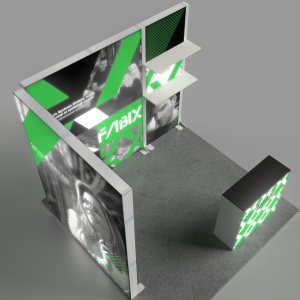 plastic frame lightbox booth 03 back iso