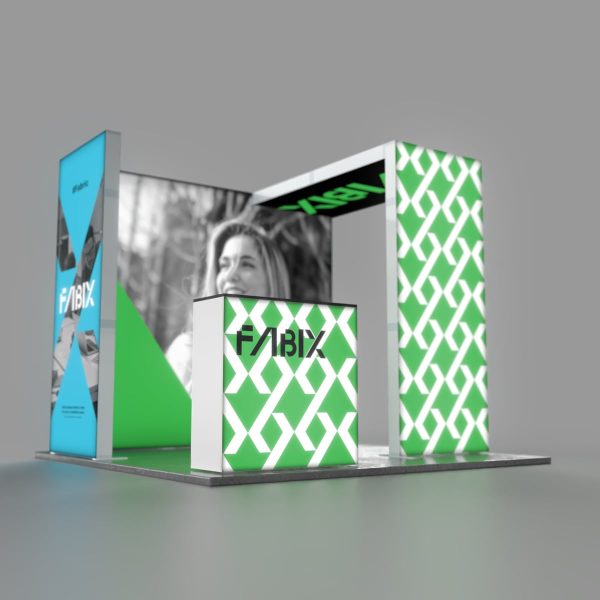 p-lite,booth, กล่องไฟ,set 4