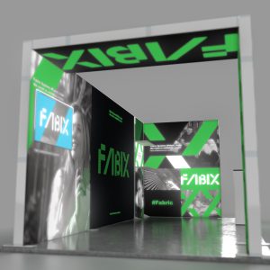 plastic frame lightbox booth 12. pers