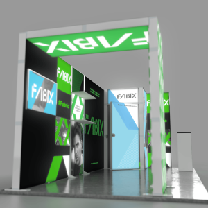 plastic frame lightbox booth with storage pers