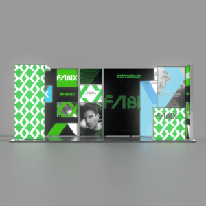 plastic frame lightbox booth with storage front