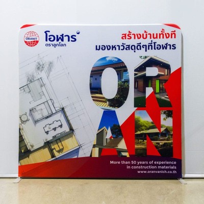 กระเบื้องโอฬาร tension,SEG, backdrop, fabric,แบคดรอปผ้า,กล่องไฟ,ออกบูธ