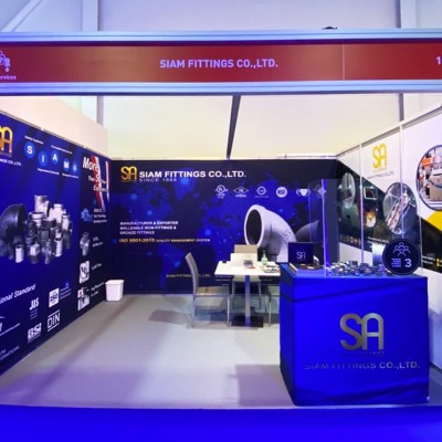 hanging ผ้าแขวนผนังบูธ จัดบูธ แต่งบูธ