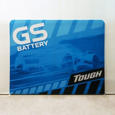 GS battery tension,SEG, backdrop, fabric,แบคดรอปผ้า,กล่องไฟ,ออกบูธ