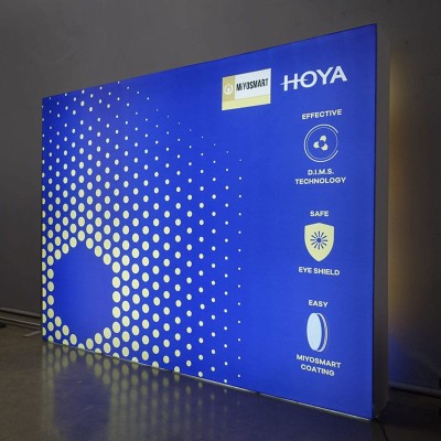 Hoya pop up, lightbox,SEG, backdrop, fabric,แบคดรอปผ้า,กล่องไฟ,ออกบูธ