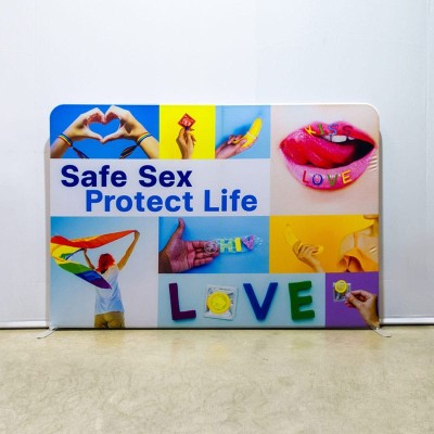 Love2Test tension,SEG, backdrop, fabric,แบคดรอปผ้า,กล่องไฟ,ออกบูธ