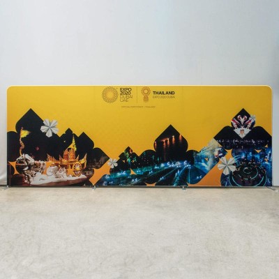 อาคารแสดงประเทศไทย ในงาน Expo 2020 Dubai (2) tension,SEG, backdrop, fabric,แบคดรอปผ้า,กล่องไฟ,ออกบูธ