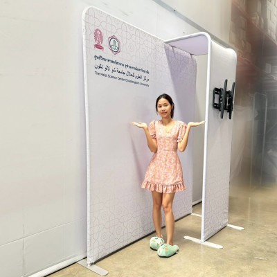 ACC-3 ผนังผ้าแขวนทีวี TV hanger,,แขวนทีวี,บูธสำเร็จรูป