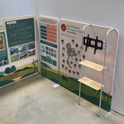 ACC-1 ชั้นวางและแขวนทีวี TV hanger, shelf,ชั้นวาง,แขวนทีวี,บูธสำเร็จรูป