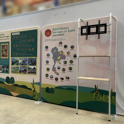 ACC-1 ชั้นวางและแขวนทีวี TV hanger, shelf,ชั้นวาง,แขวนทีวี,บูธสำเร็จรูป