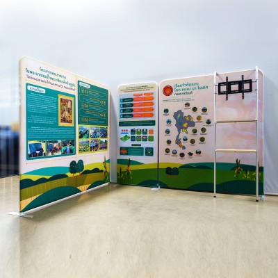 บูธสำเร็จรูป tension,SEG, backdrop, fabric,แบคดรอปผ้า,กล่องไฟ,ออกบูธ